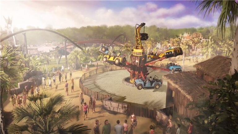 Concept art des nouveautés 2026 à Walibi Rhône-Alpes